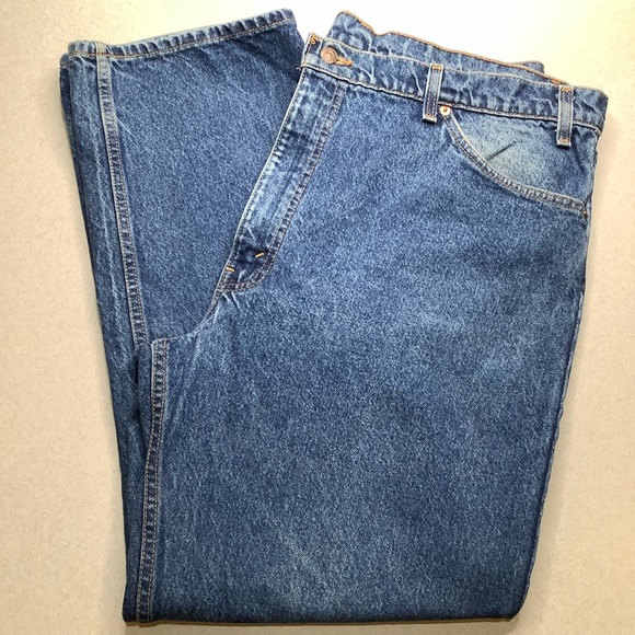 ❗️SOLD❗️Levi’s Vintage Orange Tab 517 Relaxed 42X30 Medium Wash Made In USA - Picture 3 of 8